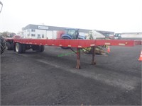 1988 SPCN Single Axle Flatbed Trailer 32'