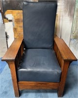 337 - VINTAGE MISSION-STYLE CHAIR