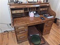 VERY LARGE ROLL TOP DESK (PRO MOVER ONLY)