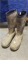 (1) Pair Of Camo Boots (Size 14)