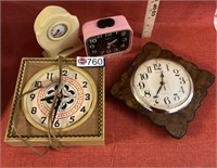 Vintage clock assortment