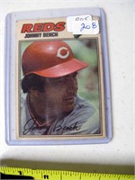 1977 Topps Card #3 Johnny Bench