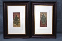 Framed Nature Leaf Art Prints - Made in Canada
