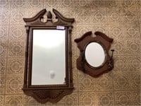 Resin / woodgrain mirrors