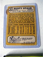 1968 Topps Card #300 Rusty Staub, Houston