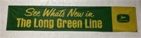 John Deere 1963 The Long Green Line Banner
