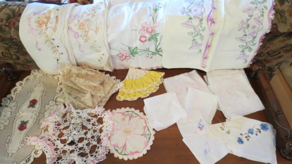 Embroidered Dinner Cloths & More