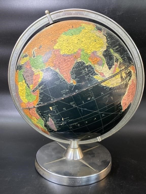 World Globe 17” Tall by Replogle  Made in USA