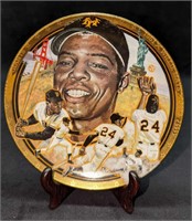 The Legendary Willie Mays Collector Plate