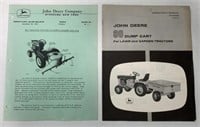 John Deere Operator Manual & Sales Bulletin