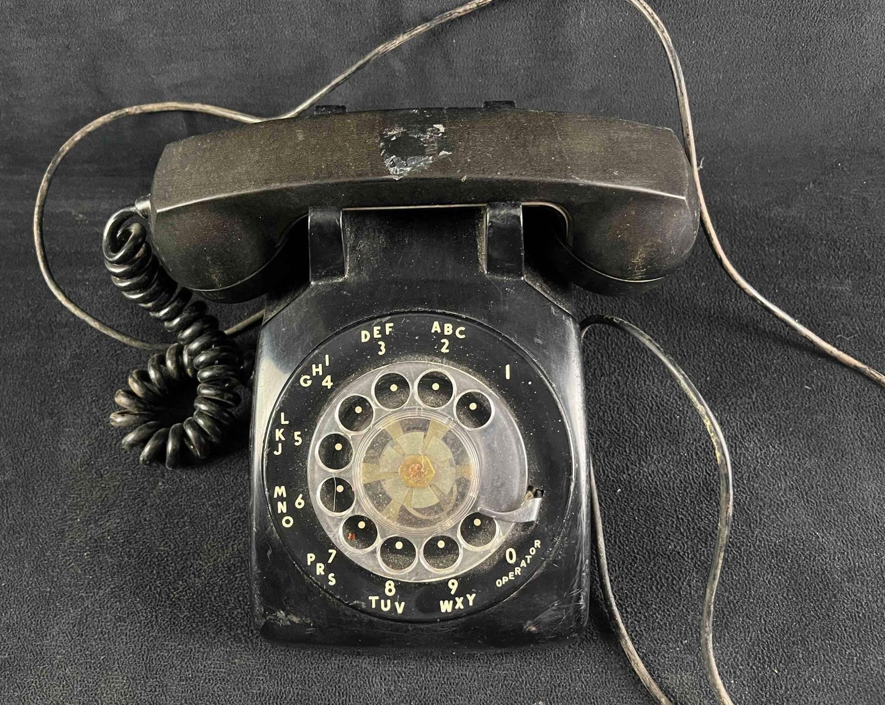 Vintage Rotary Phone ITT Rotary Dial Phone