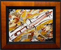 Michael Hall "Violin" Original Acrylic on Canvas