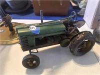VTG 1930S EARLY METAL RUSTY OLD TRACTOR TOY