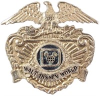 1970s/1980s Walt Disney World Security Hat Badge