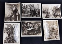 Six Vintage Errol Flynn Sea Hawk Photo Lobby Cards