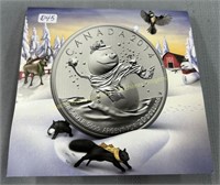 2014 Canada 20 dollar 999 fine silver coin, Pièce