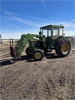 John Deere 2120 Tractor with Cab and Loader