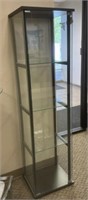 Glass display case