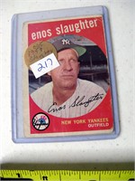 1959 Topps Card #155 Enos Slaughter