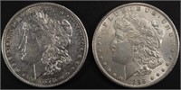 1878-S AU & 1896 AU/BU MORGAN DOLLARS