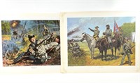Two Civil War Prints by Robert Wilson