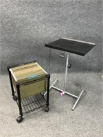 Laptop Stand & Rolling File Holder