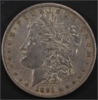 1891-O MORGAN DOLLAR XF