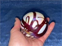 1987 Tom St. Clair studio glass paperweight