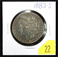 1883-S Morgan dollar
