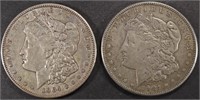1904 & 1921-S MORGAN DOLLARS XF/AU