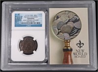 (1710-13)D 30D FRENCH COLONIES NGC GENUINE