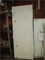 Large wooden garage cabinet no back