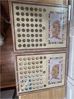 $14 (2) 1 is FULL  50 state quarters map