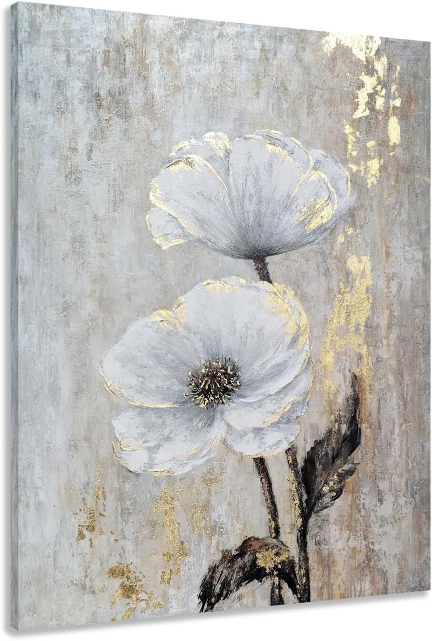 Vertical Flower Oil Painting 28x20IN FL1242