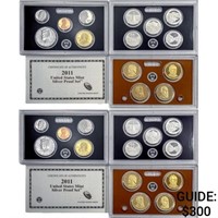 2011 Silver US Proof Sets [28 coins]