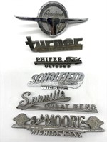 Ford Ranchero Car Emblem and Vintage Dealership
