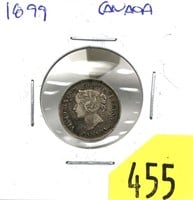 1899 Canadian large cent