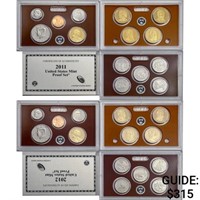 2011-2012 Clad US Proof Sets [28 Coins]