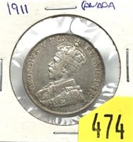 1911 Canadian Godless half dollar