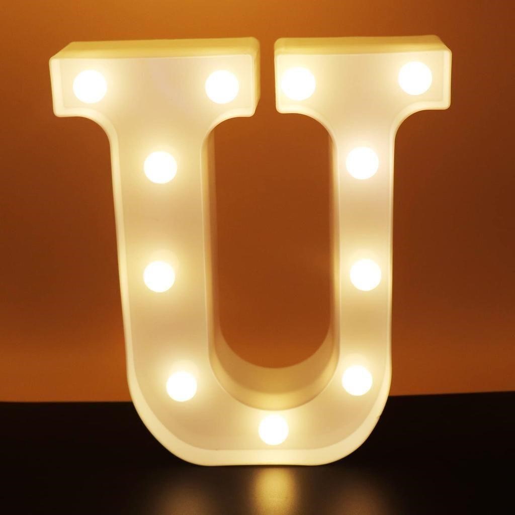 LED Letter Lights Light Up Letters Sign for