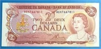 1974 $2 Canada Banknote