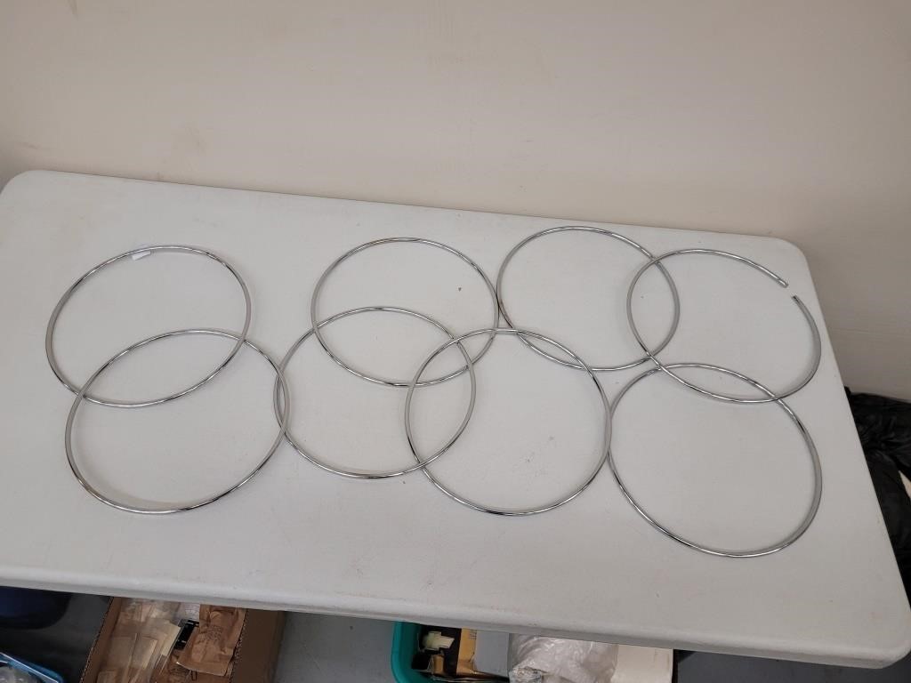 EIGHT 10" MAGIC RINGS MAYBE LIKE A CHINESE PUZZLE