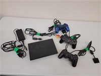 SONY PLAYSTATION 2 WITH 3 CONTROLLERS