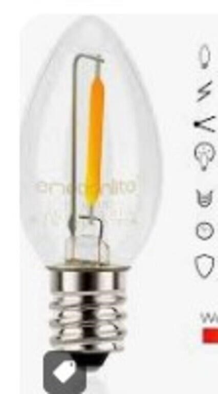 Emotionlite Night Light Bulbs, Led C7 Bulb, E12