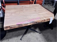 3X, ASST SIZE LIVE EDGE WOOD DINING TABLES