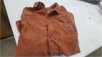Brown Button Up Shirt Sz Large