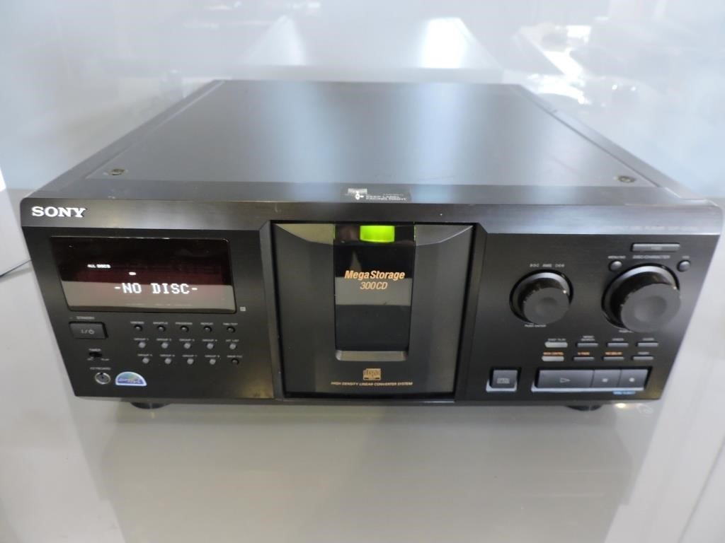 SONY CDP-CX355 300 DISC LIBRARY/CHANGER CD PLAYER