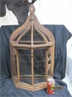 Vtg Decorative Round Bird Cage