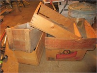 Wooden crates & Leinenkugel's box
