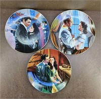 3 Gone With The Wind W.S George Decor Plates